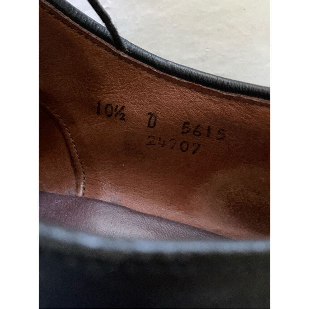 Allen Edmonds Park Avenue dress shoes black men's size 10.5 - Picture 7 of 8